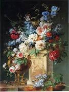 Floral, beautiful classical still life of flowers.044 unknow artist